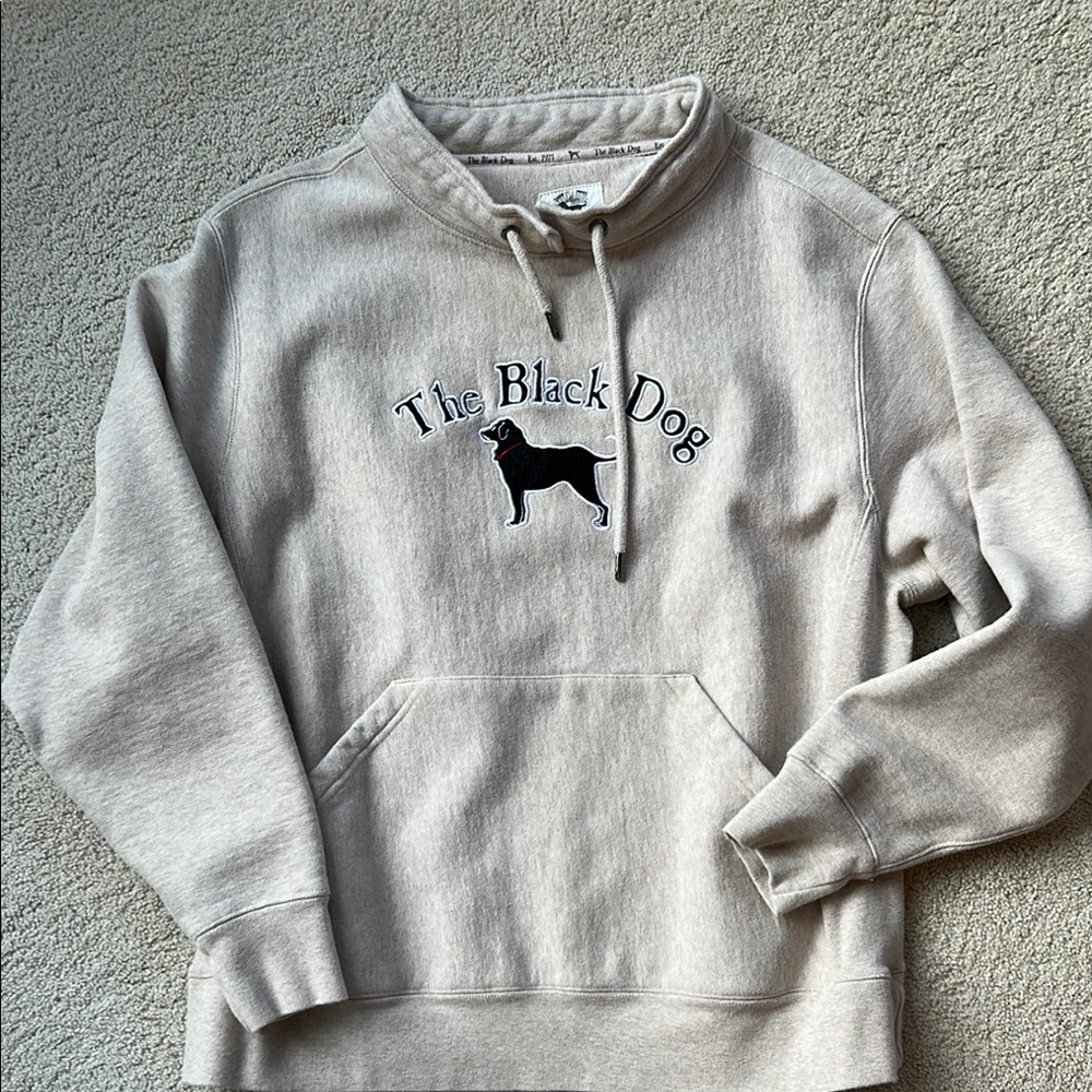 The Black Dog Beige Sweatshirt
